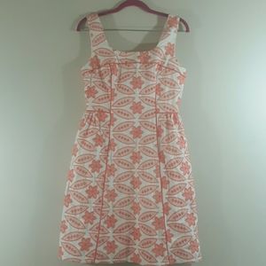 Adrianna Papell Sleeveless Embroidered Dress